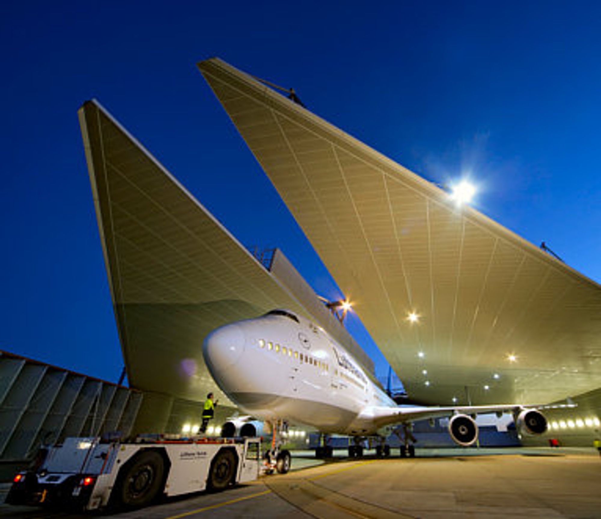 Fotoausstellung „Deutsche Technikstraße”œ, Lufthansa, Boeing 747