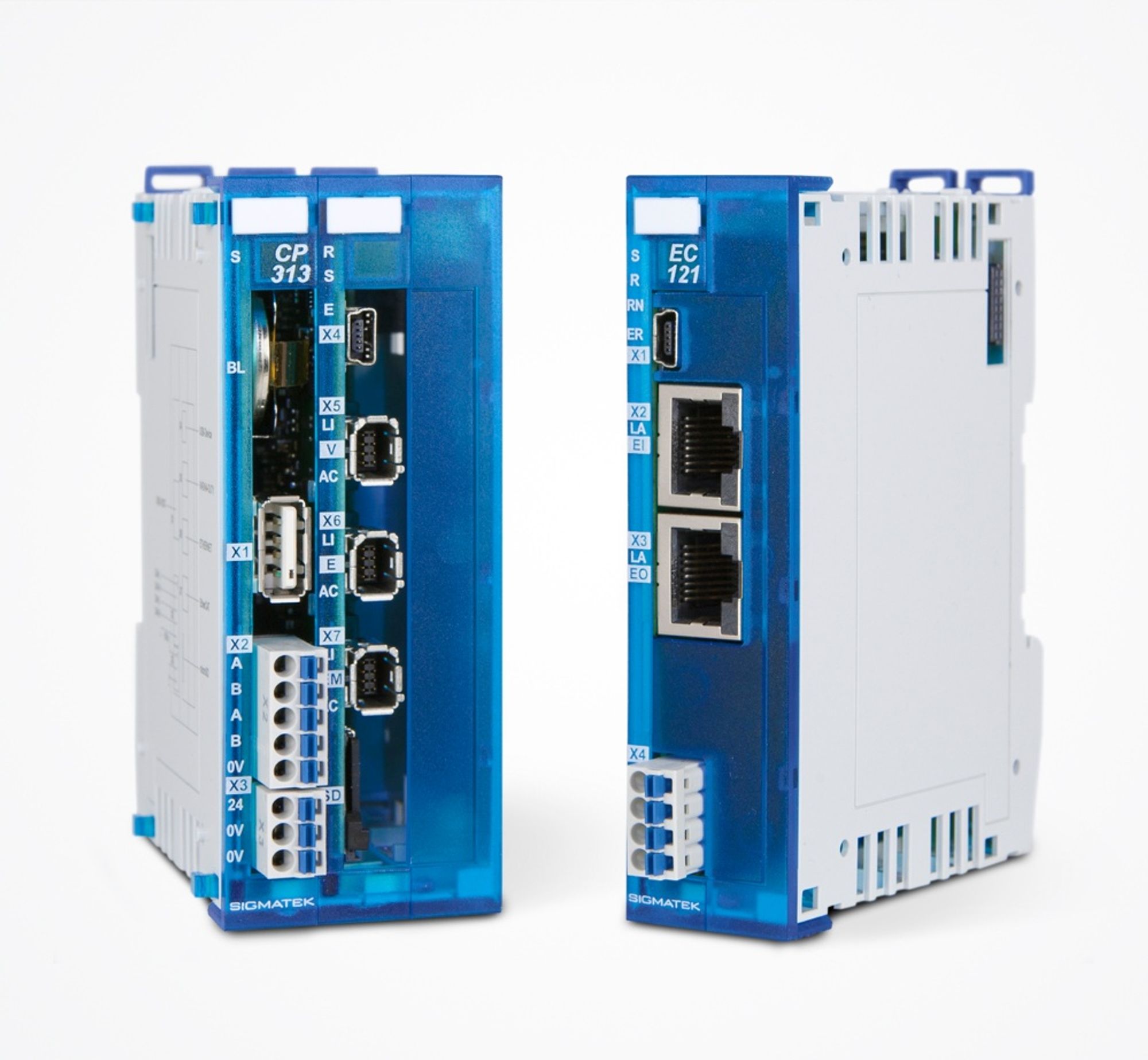 CPU module CP 313 and the EC 121 interface module from Sigmatek CPU module CP 313 and the EC 121 interface module from Sigmatek