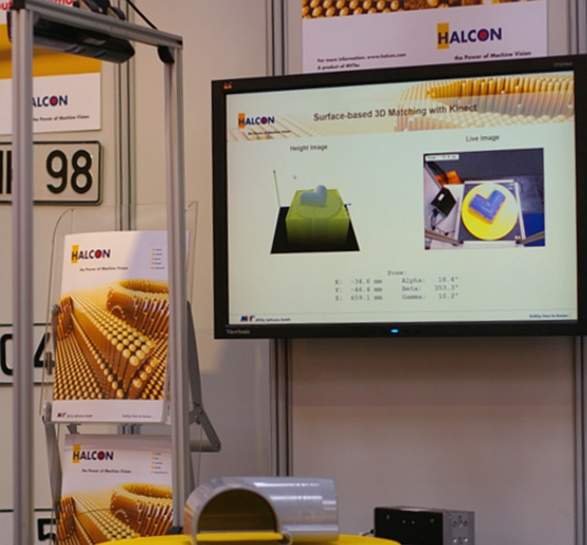 Hannover Messe 2011, MVTec Kinect