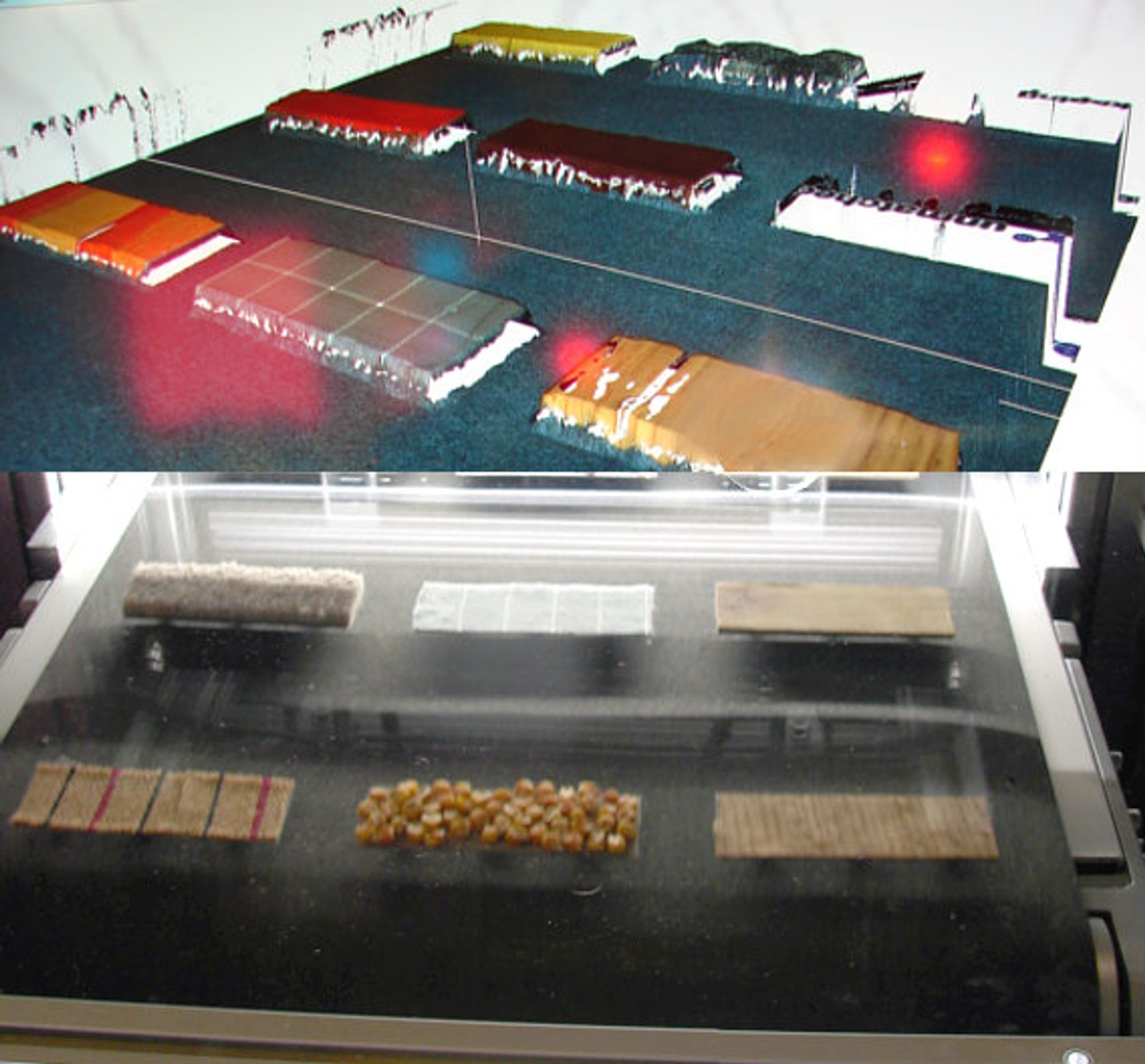 Vision 2011, Chromasens, 3D-System auf Basis zweier Farbzeilenkameras