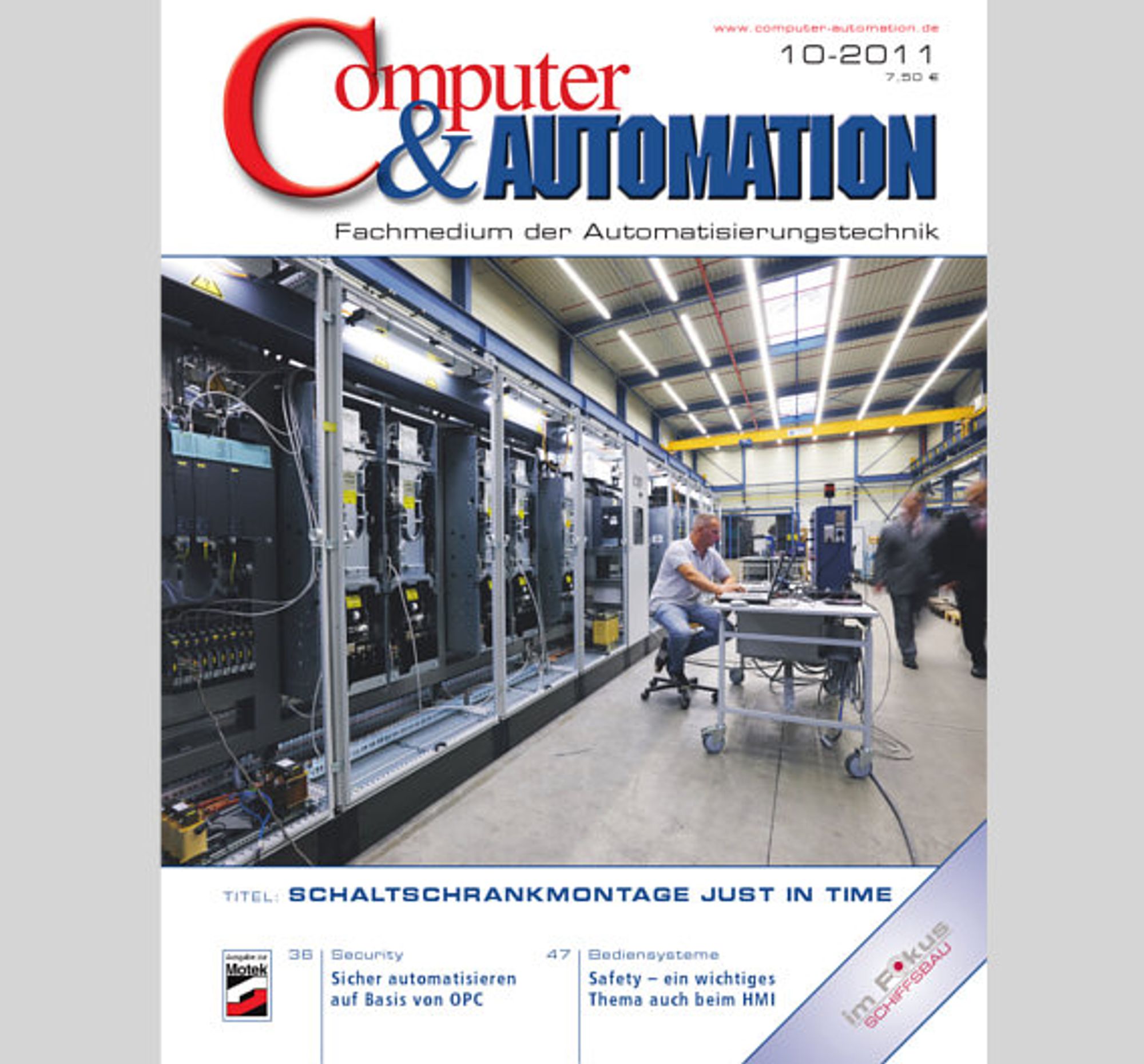 Computer&amp;AUTOMATION, cover picture 10/2011