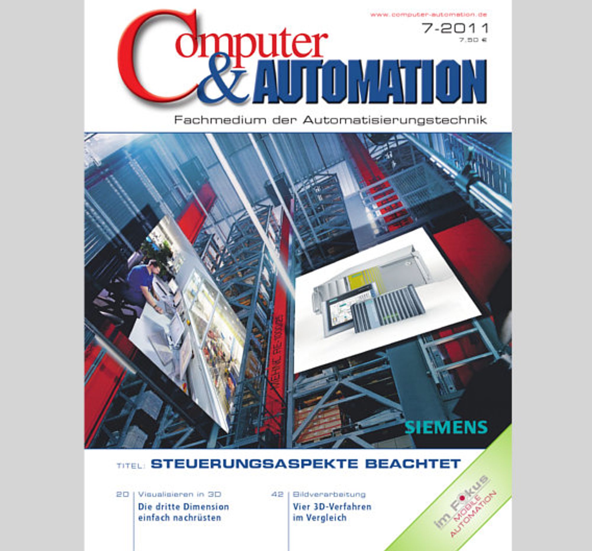 Computer&amp;AUTOMATION, cover picture 07/2011
