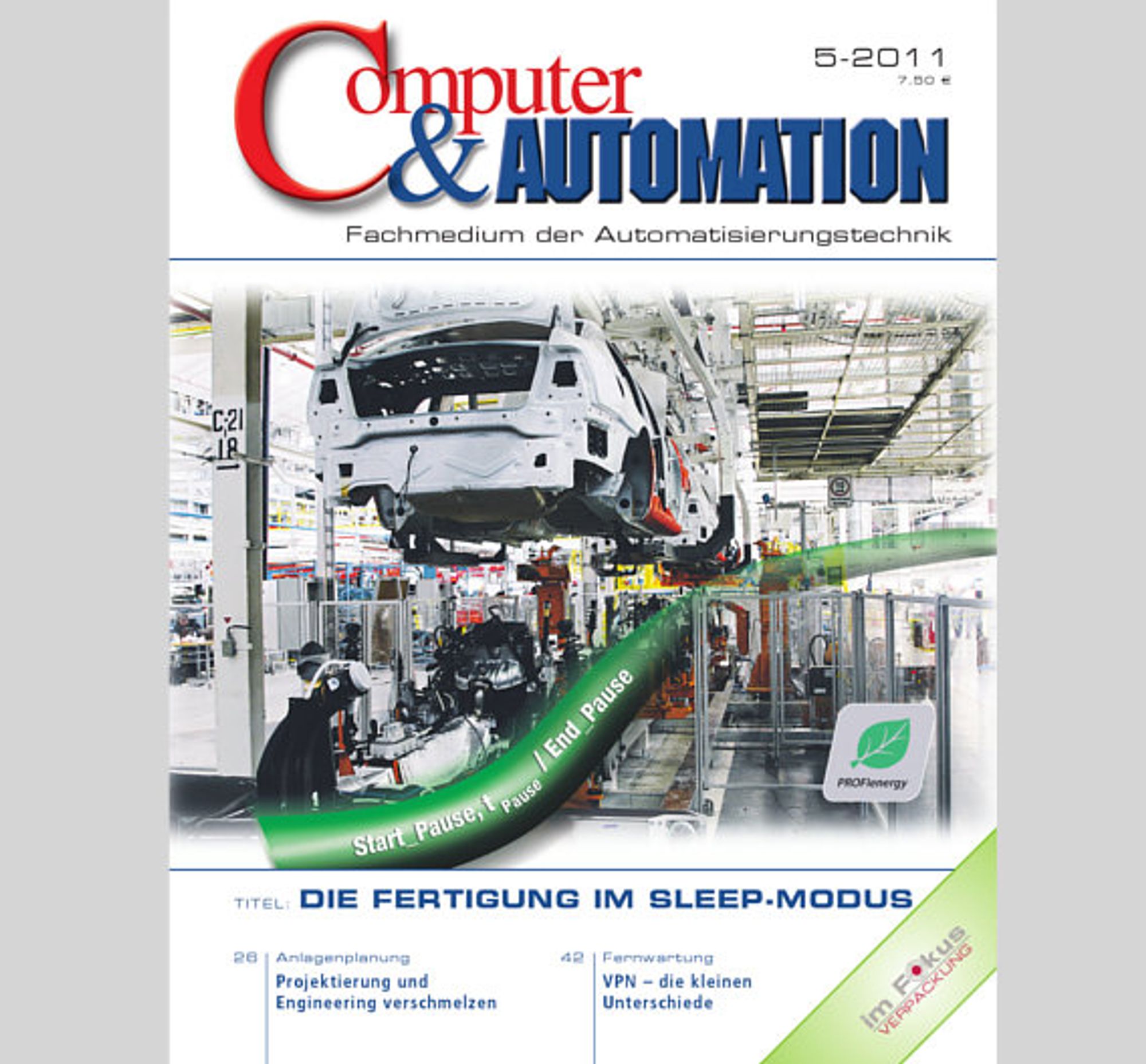 Computer&amp;AUTOMATION, cover 05/2011