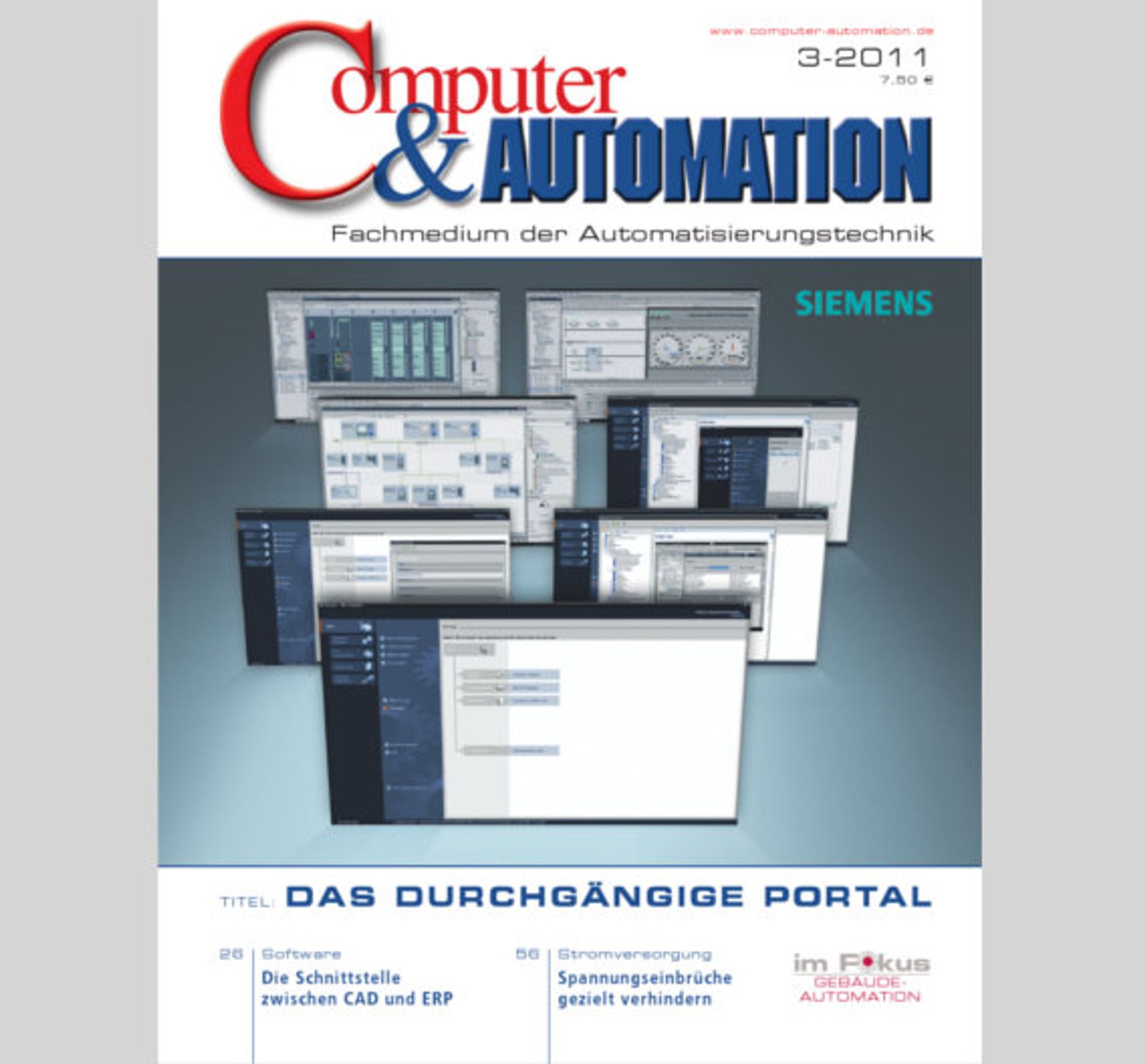 Computer&amp;AUTOMATION, cover picture 03/2011