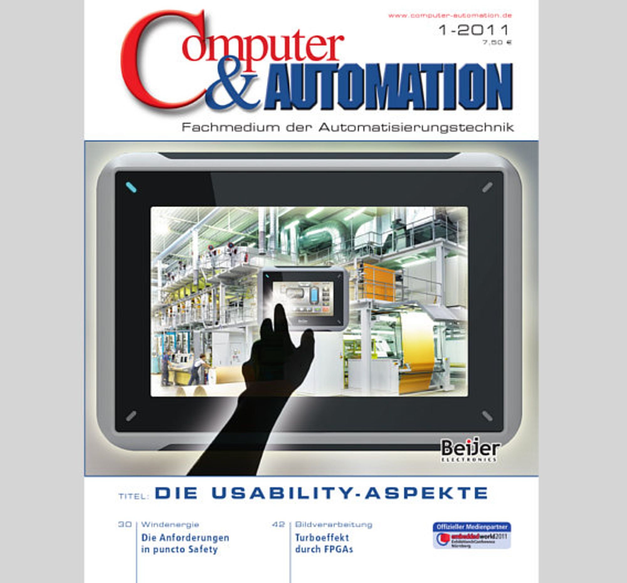 Computer&AUTOMATION, Titelbild 01/2011