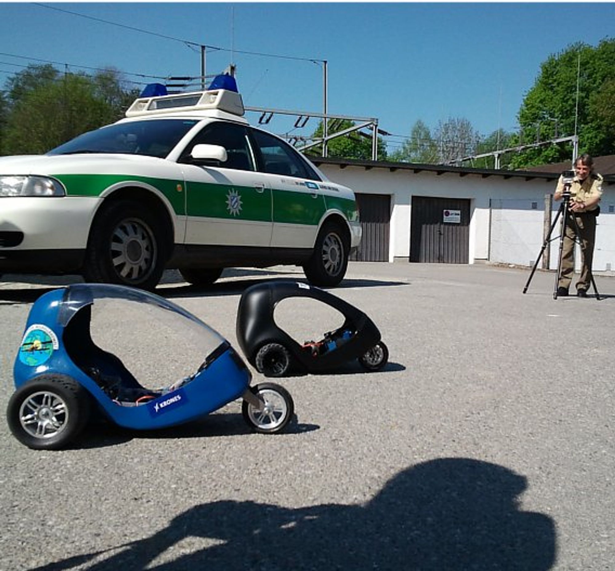 Solidworks, Geschwindigkeitsmessung Polizei