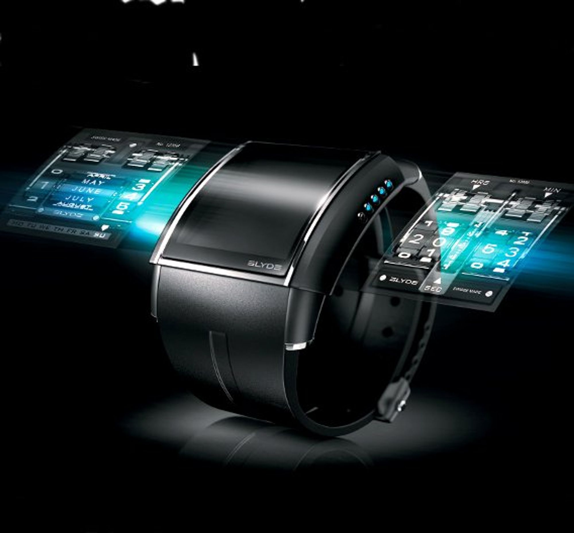 Escatec 2, Luxus Uhr, HD3 Slyde, gebogener Touchscreen