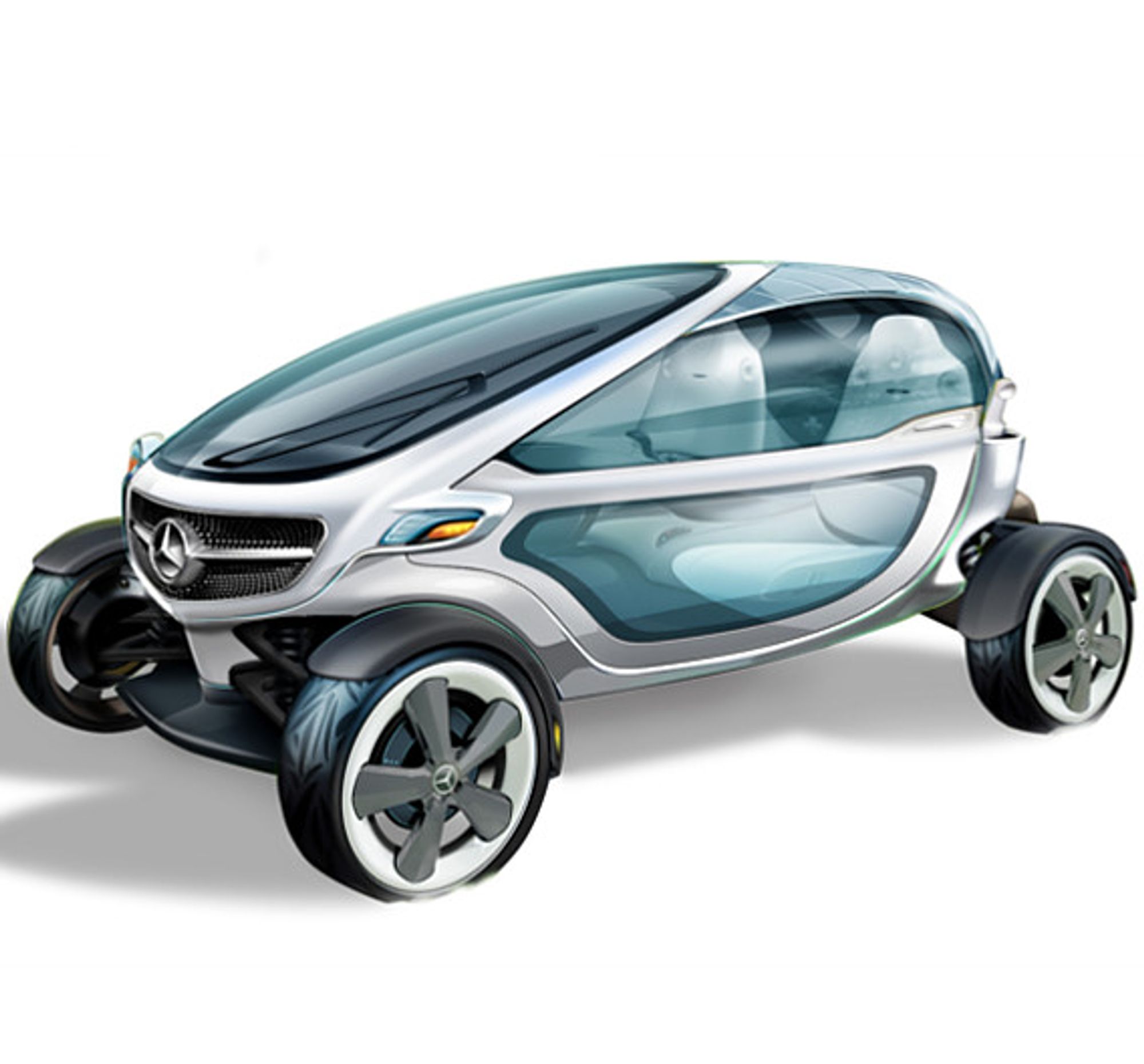 1 Mercedes Benz, Zukunftsvision Golf Car 1 Mercedes Benz, Zukunftsvision Golf Car