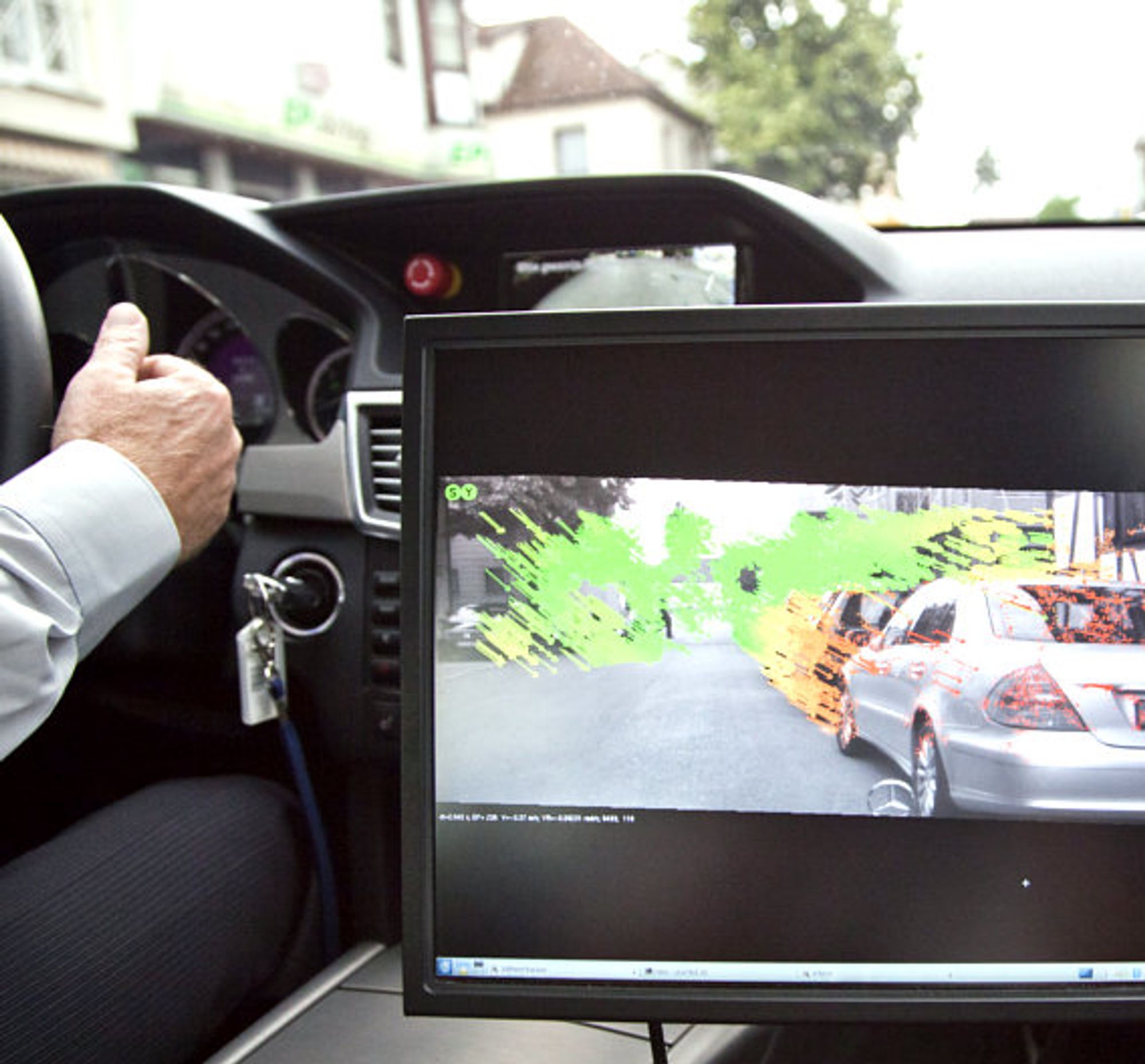 Deutscher Zukunftspreis 2011, Daimler, 6D-Vision, Erfassung Straße Deutscher Zukunftspreis 2011, Daimler, 6D-Vision, Erfassung Straße