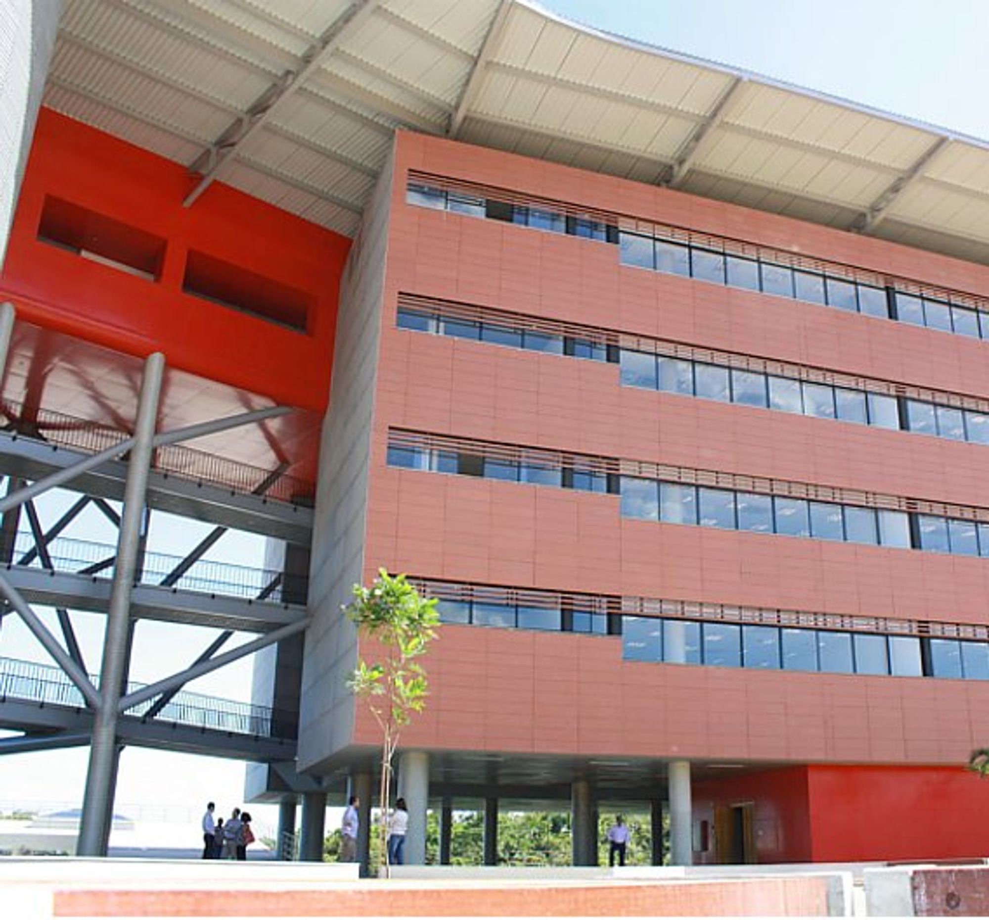 Gebäude des Projektcenters Gebäude des Projektcenters