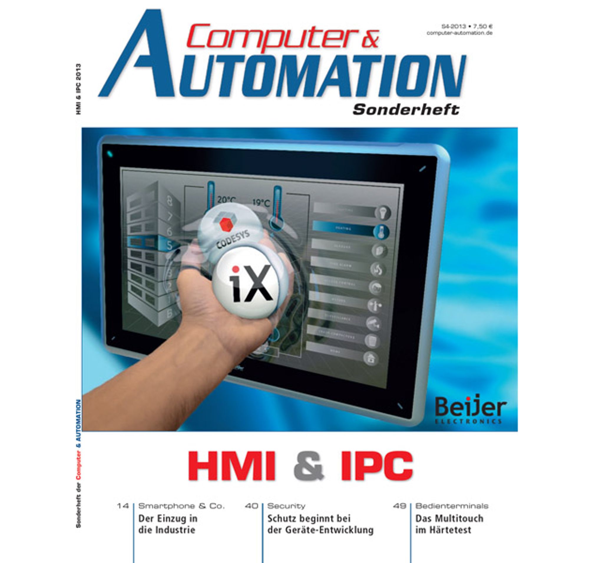 Cover of the C&amp;A special issue HMI &amp; IPC