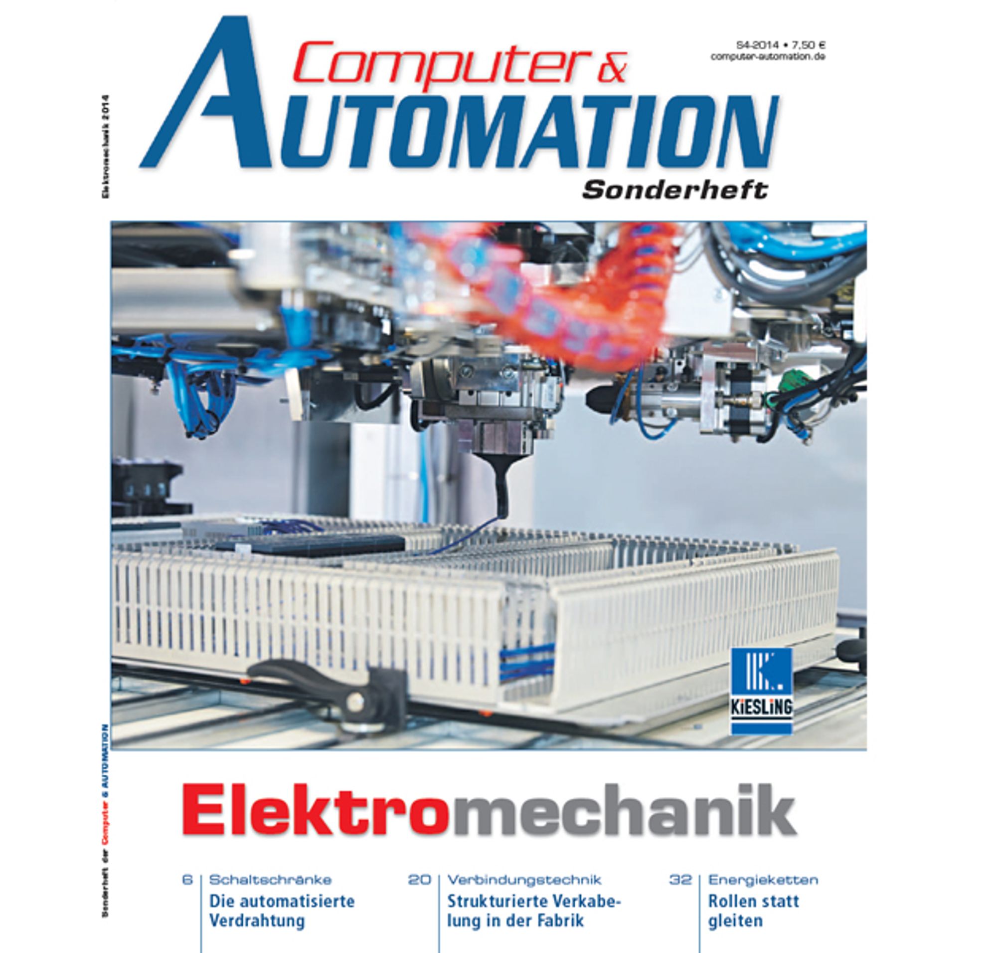 Cover picture of the special issue "Electromechanics" in September 2014