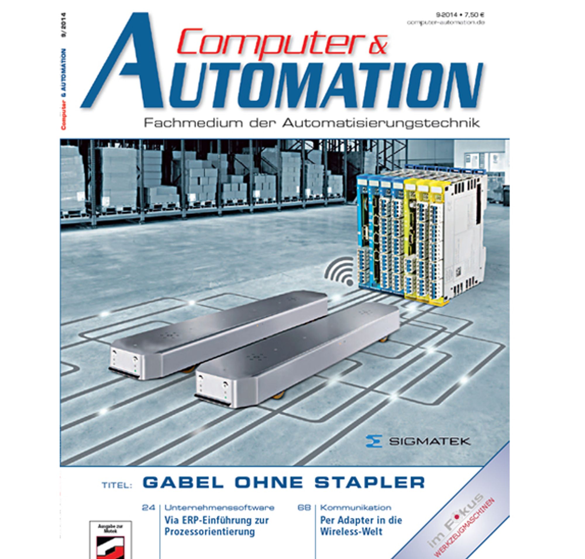 Cover picture of the September 2014 issue of Computer&amp;AUTOMATGION