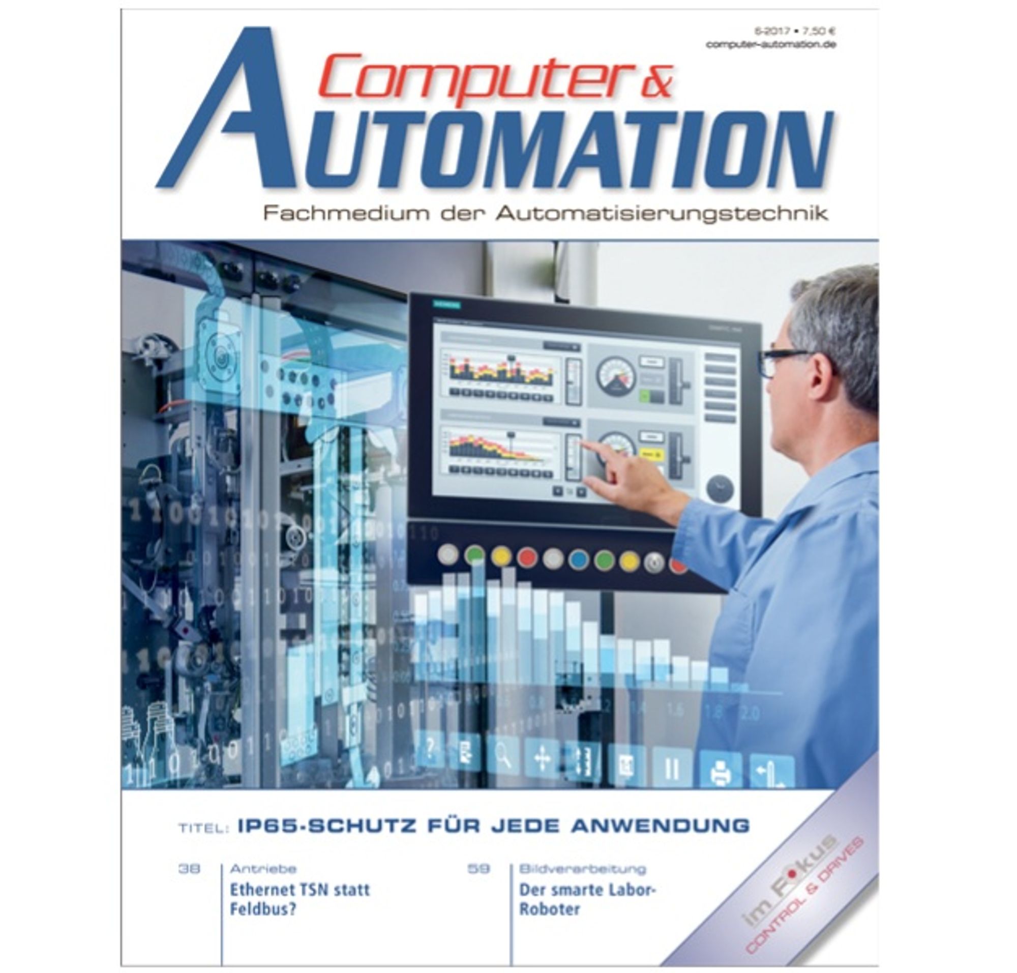 4_Aufmacherbild des Juni-Heftes 2017 der Computer&AUTOMATION
