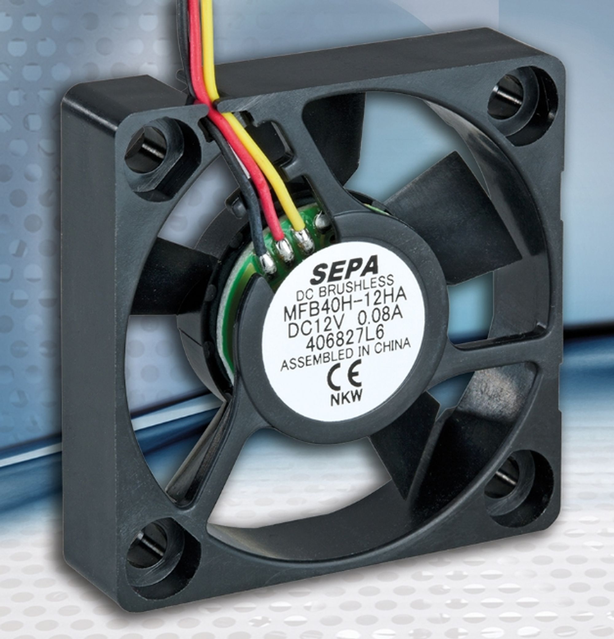 Sepa Europe, electronica 2014, Elektromechanik, Lüfter, Axiallüfter, Wärmemanagement, MFB40H