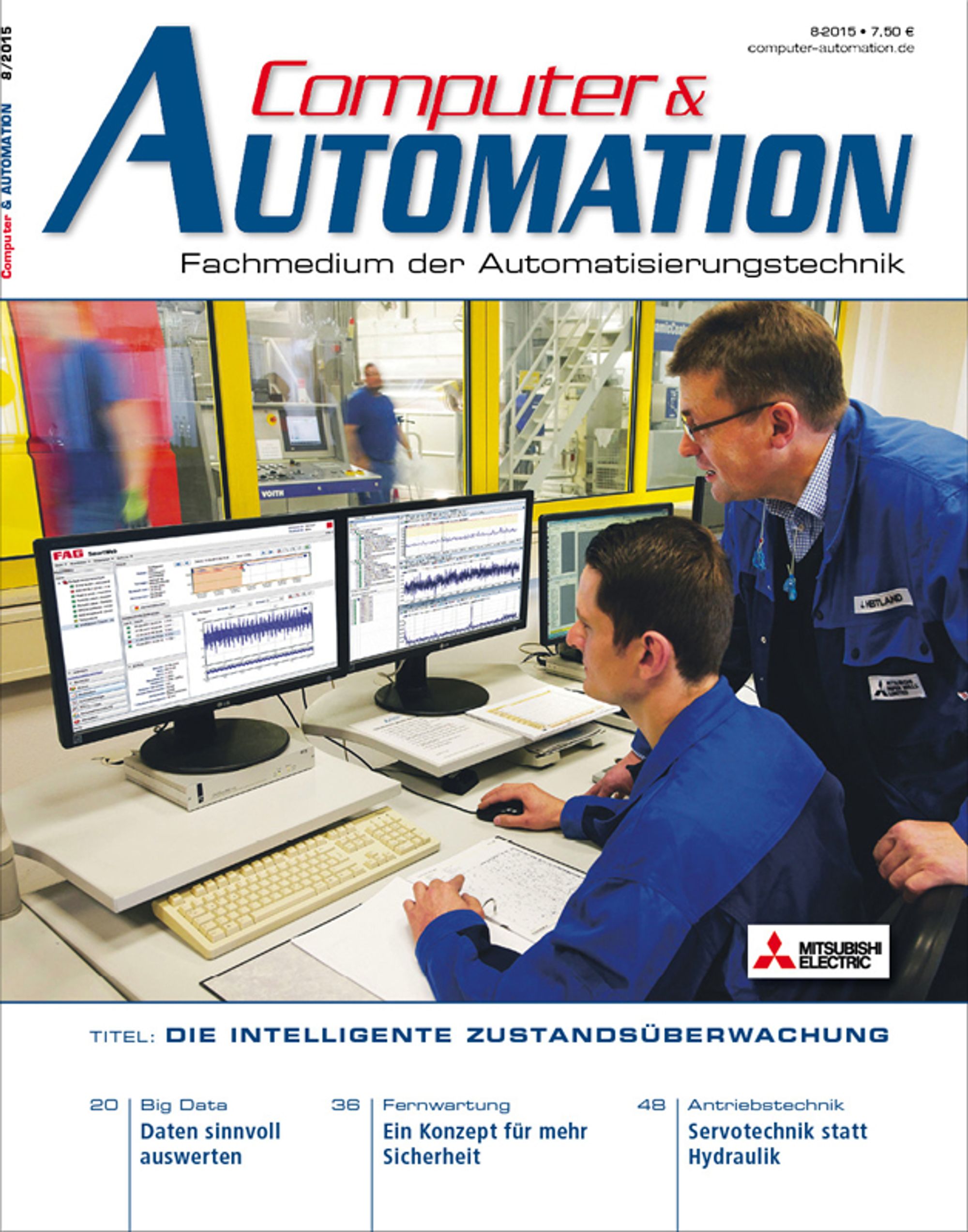 Cover picture of Computer&amp;AUTOMATION in August 2015