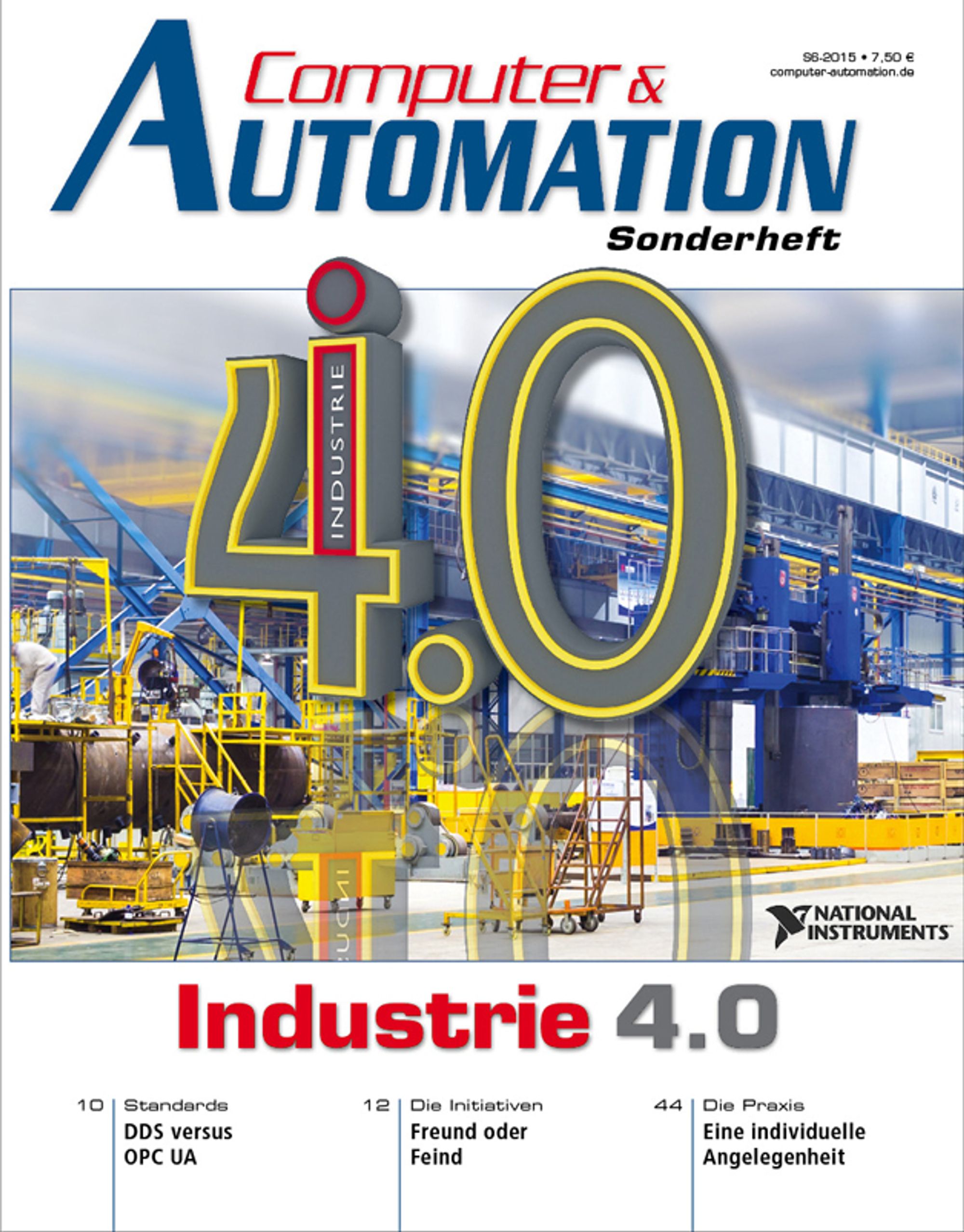 Cover picture of the special issue Industry 4.0 jpg