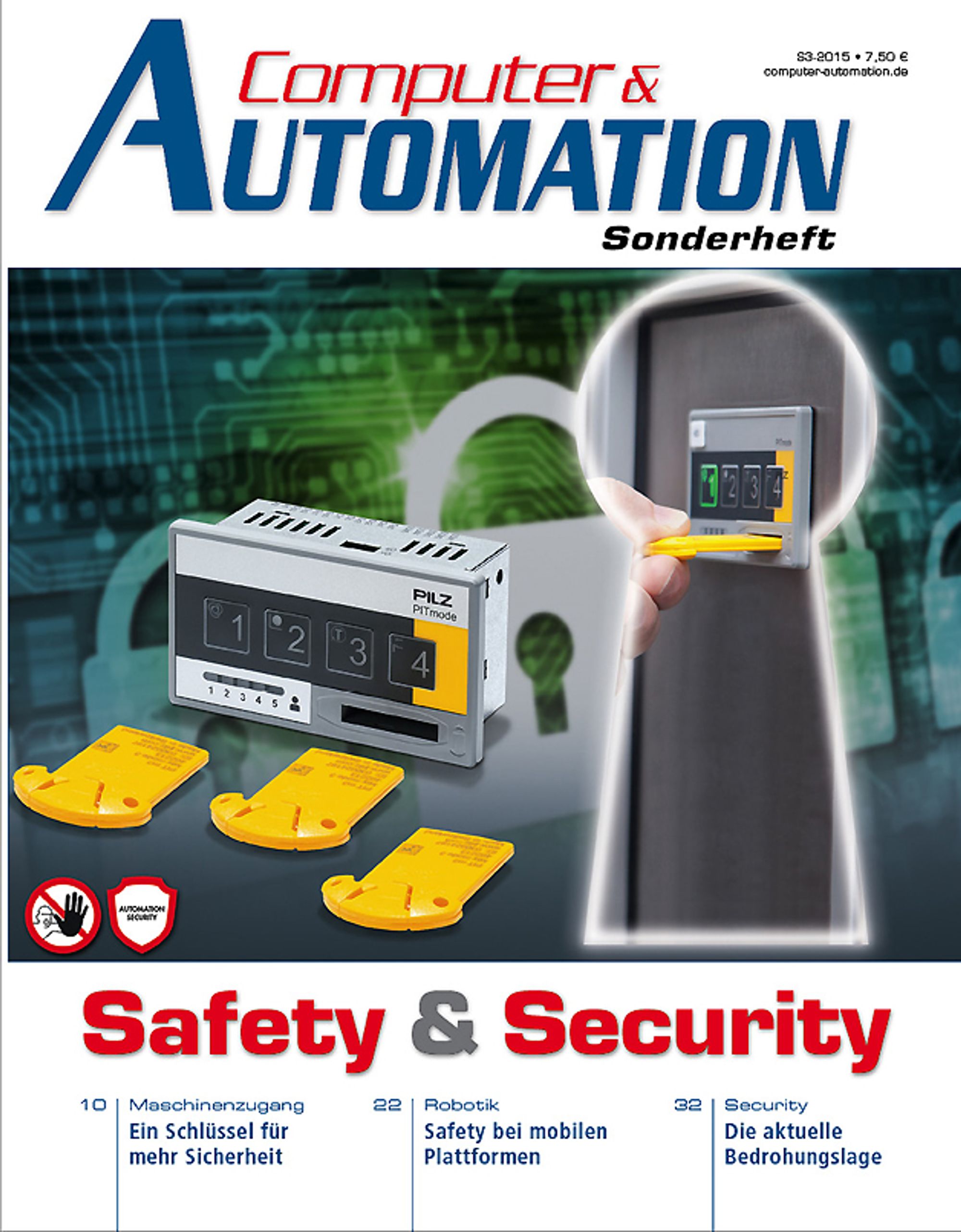 Cover picture of the special issue Safety &amp; Security