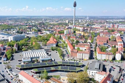 E-Bus-Port in Nürnberg