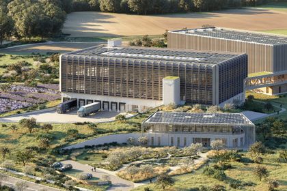 Neubau des Weleda Logistik-Campus