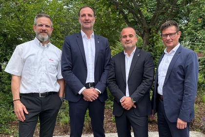 Der neue Vorstand des FVHF (v.l.): Christian Butz (Hilti Deutschland AG), Georg Stauber (Sto SE & Co. KGaA), Andreas Reinhardt (Systea GmbH) und Wolfgang Häußler (Tonality  GmbH) (Foto: Foto: FVHF e.V.)