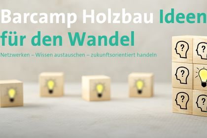 Holzbauunternehmen können regional und auch überregional stärker voneinander im Austausch lernen und mit weiteren Partnern starke Netzwerke bilden. Das 1. Holzbau Barcamp „Ideen für den Wandel“ möchte dafür eine Plattform schaffen (Foto: www.fotogest