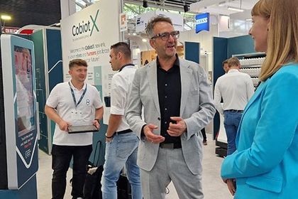 Thomas Hähn, CEO of the United Robotics Group, in conversation with Andrea Gillhuber.