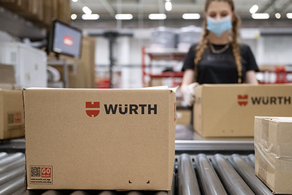 View into the Würth warehouse View into the Würth warehouse
