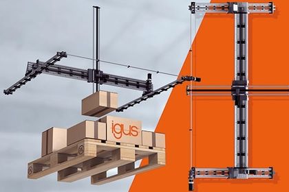 Igus; Raumportalroboter in Low-Cost-Version Igus; Raumportalroboter in Low-Cost-Version