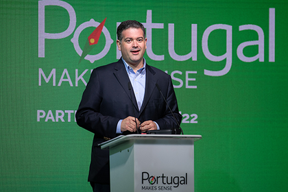 Luis Filipe de Castro Henriques, Präsident von AICEP (Portugese Trade & Investment Agency), spricht bei der Hannover Messe 2022. Portugal ist Partnerland der diesjährigen Industrieschau. Luis Filipe de Castro Henriques, Präsident von AICEP (Portugese Trade & Investment Agency), spricht bei der Hannover Messe 2022. Portugal ist Partnerland der diesjährigen Industrieschau.