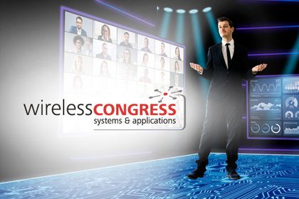 Online conference with Wireless Congress logo