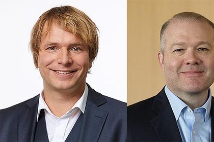 Dr. Benno Quade and Scott Little, Software AG.