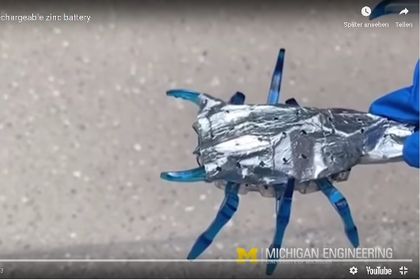 University of Michigan, Nicholas Kotov, Batteries, Zinc-Air, Robots, Drones University of Michigan, Nicholas Kotov, Batteries, Zinc-Air, Robots, Drones