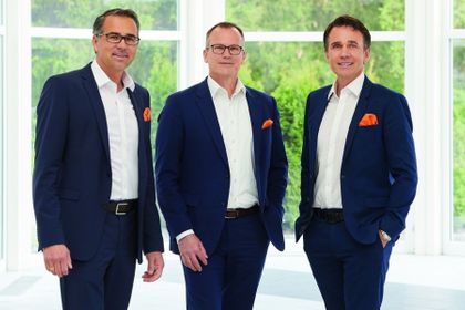 Die Geschäftsführung der Kübler Group (v.l.): Lothar W. Kübler, Martin Huth, Gebhard F. Kübler. Die Geschäftsführung der Kübler Group (v.l.): Lothar W. Kübler, Martin Huth, Gebhard F. Kübler.