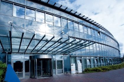 Der Stammsitz der Basler AG in Ahrensburg bei Hamburg