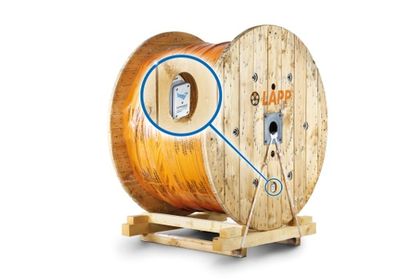 Lapp and Schildknecht are jointly presenting the intelligent cable drum at the Hannover Messe 2019.