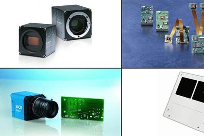 Image collage of industrial image processing products in spring 2019