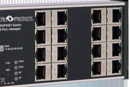 16-port Profinet managed switch from Belle 16-port Profinet managed switch from Belle