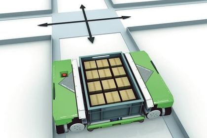Behälter-Shuttle MCrossDrives 3D von Kardex Group
