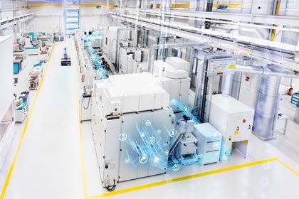 Produktionshalle, Industrie 4.0 Produktionshalle, Industrie 4.0