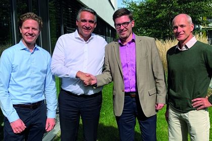 Andreas Laible, Dr. Achim Agostini, Matthias Kellermann and Cornelius Gläser Andreas Laible, Dr. Achim Agostini, Matthias Kellermann and Cornelius Gläser