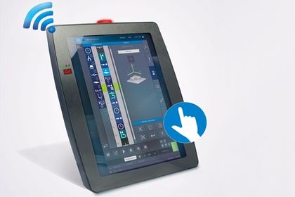 HGW 1033 wireless handheld control unit from Sigmatek Wireless handheld control unit HGW 1033 from Sigmatek
