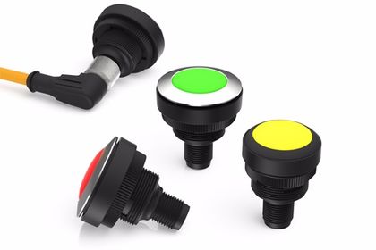 Ramo T actuator with tactile feedback and Ramo I LED signal lights from Rafi