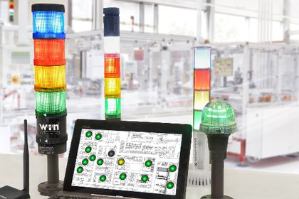 Signaling technology also needs to be prepared for Industry 4.0 - in the case of Werma's systems through wireless or wired networking, among other things. Signaling technology also needs to be prepared for Industry 4.0 - in the case of Werma's systems through wireless or wired networking, among other things.