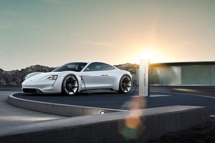 The Mission E concept study will come onto the road as standard as the Porsche Taycan, which means "lively young horse".