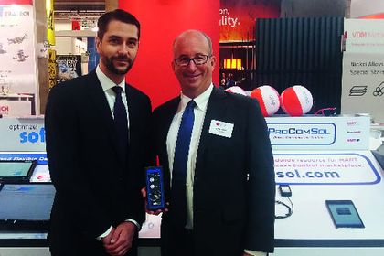 Thomas Hilz (Softing) and Jeffrey Dobos (ProComSol) Thomas Hilz (Softing) and Jeffrey Dobos (ProComSol)