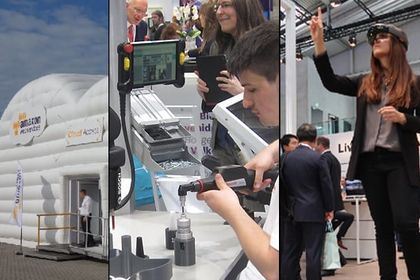 Picture collage of the Hannover Messe 2017 Picture collage of the Hannover Messe 2017