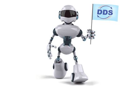 Robot with DDS flag