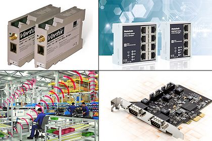 Image collage of productsa from the Ethernet and networking sector Image collage of productsa from the Ethernet and networking sector