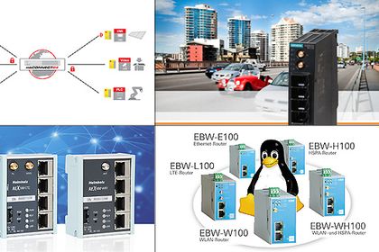 Image collage of products from the remote maintenance sector